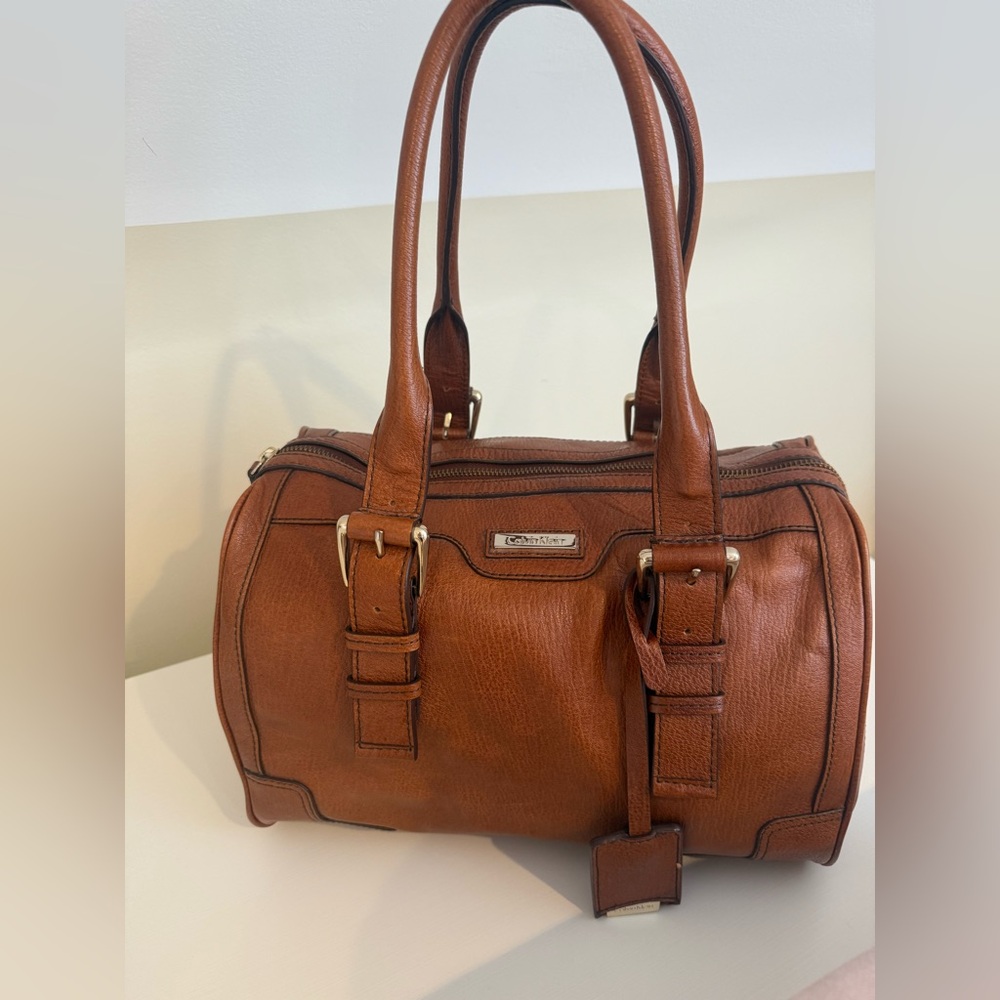 Calvin Klein Satchel Leather Handbag